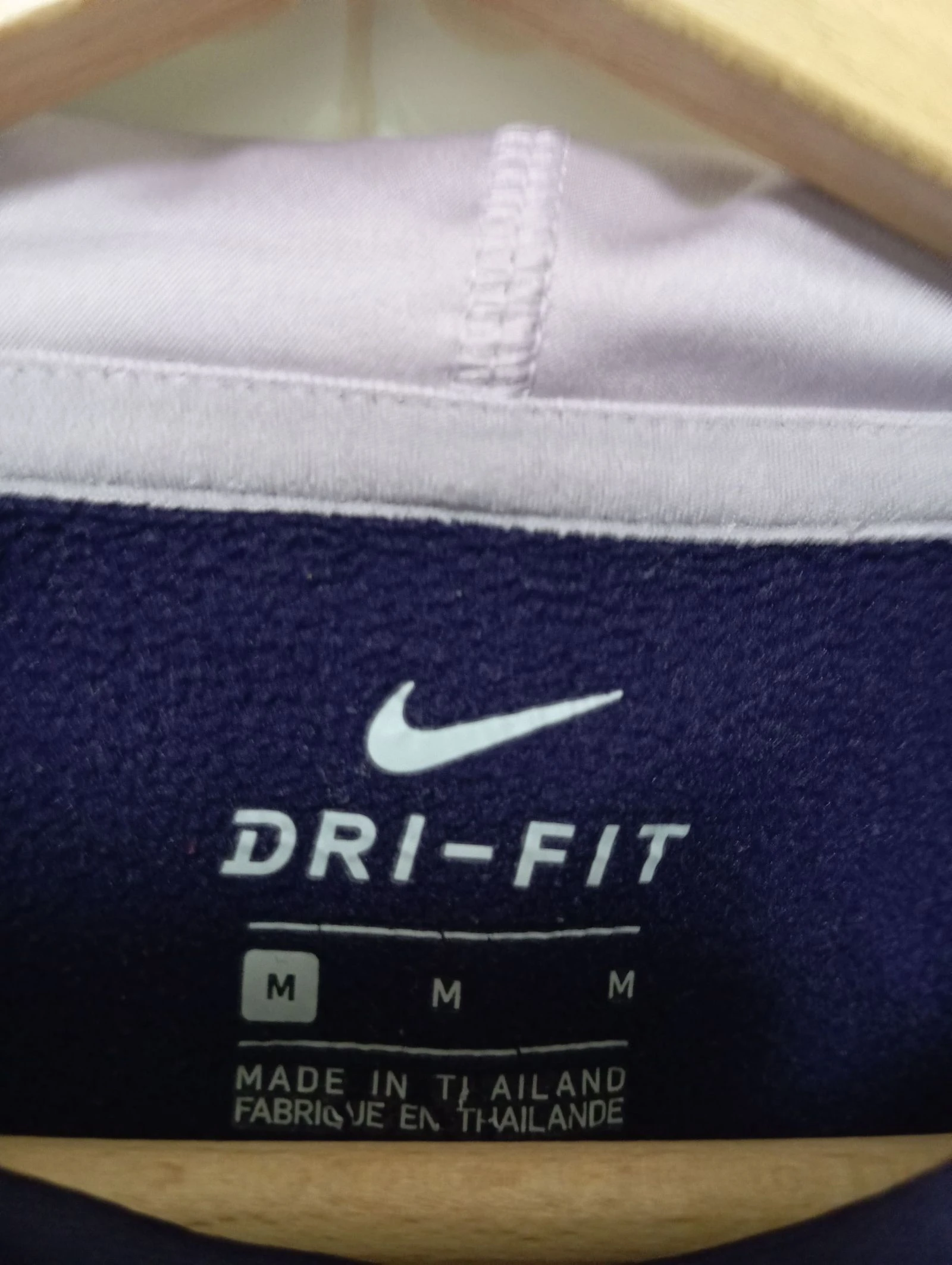 Sudadera Nike Dri-Fit morada talla M – photo 3